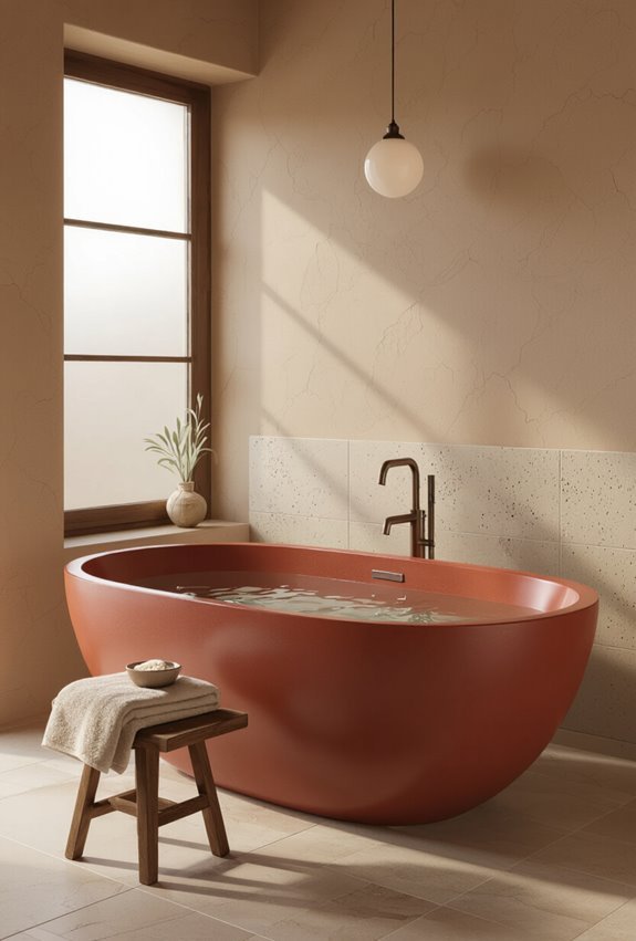 warm terracotta earthy comfort