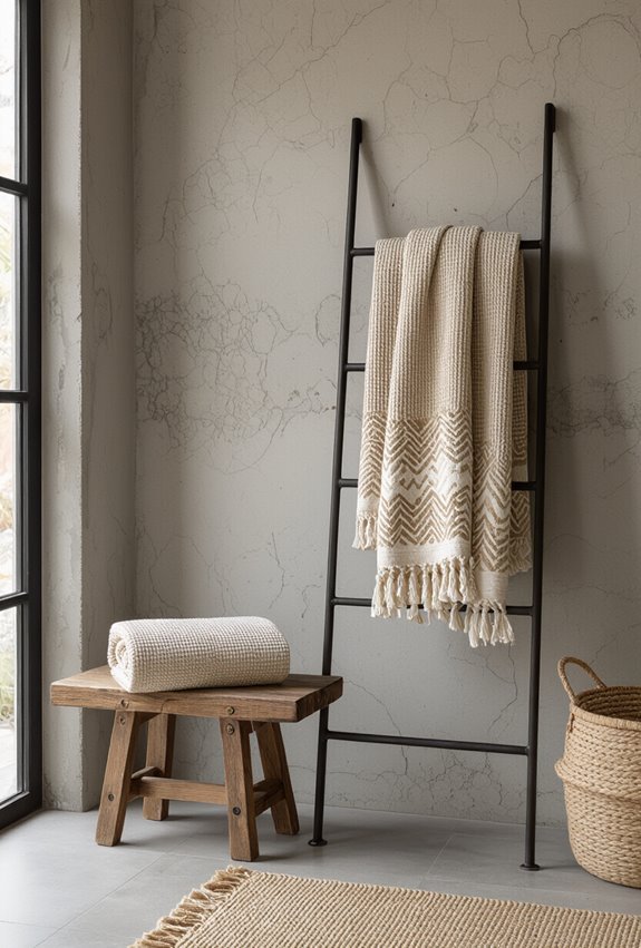 warm textured industrial softening