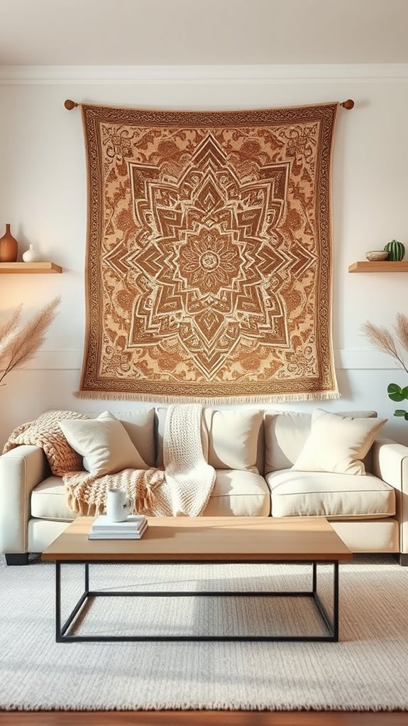 warm textured wall decor