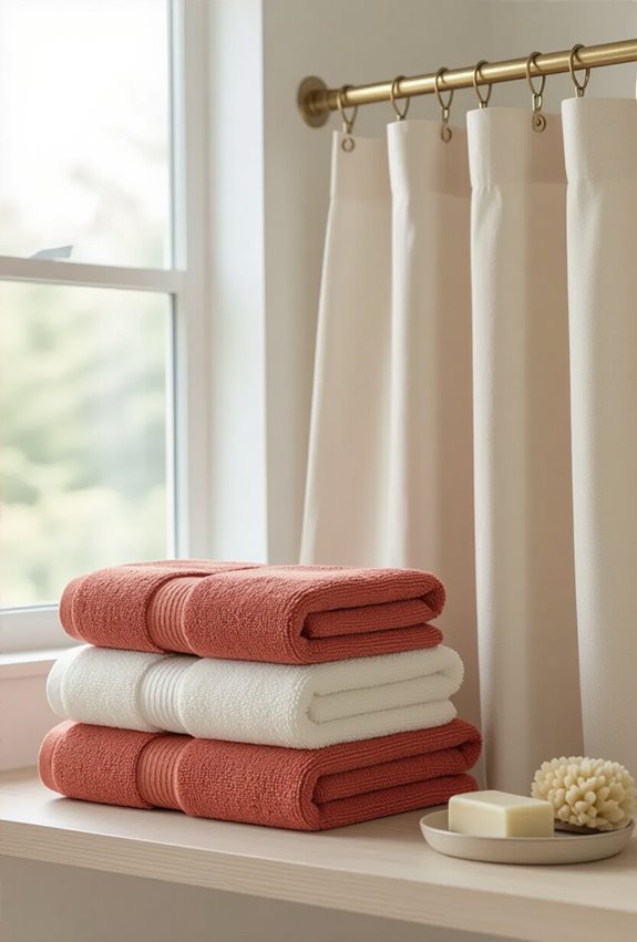 warm toned plush layered textiles