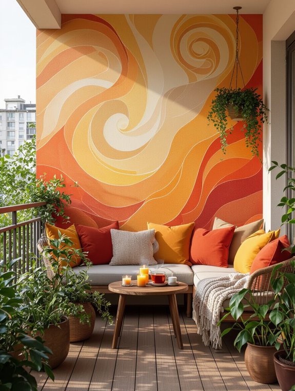 warm tones create cozy ambiance