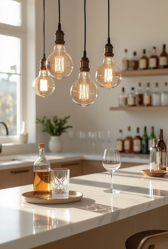 warm vintage edison ambiance lighting