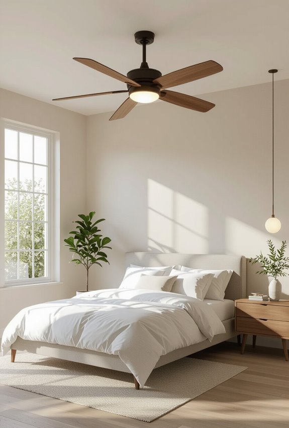 warm walnut wood fans