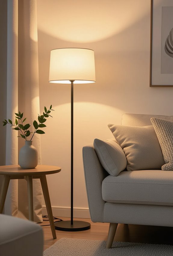 warm white creates cozy ambiance