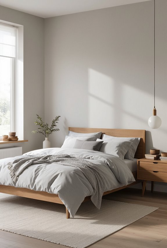 warm wood balances grey