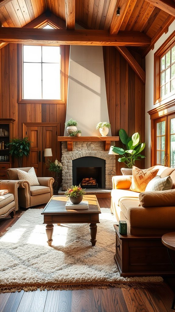 warm wood finish choices