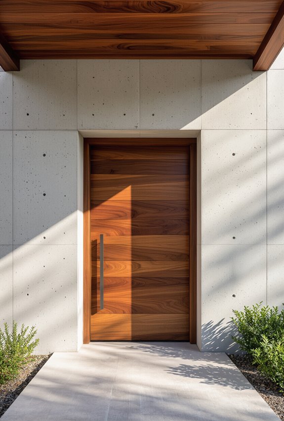 warmth strength wood concrete fusion