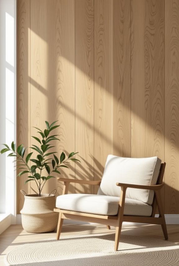 warmth with wooden panels