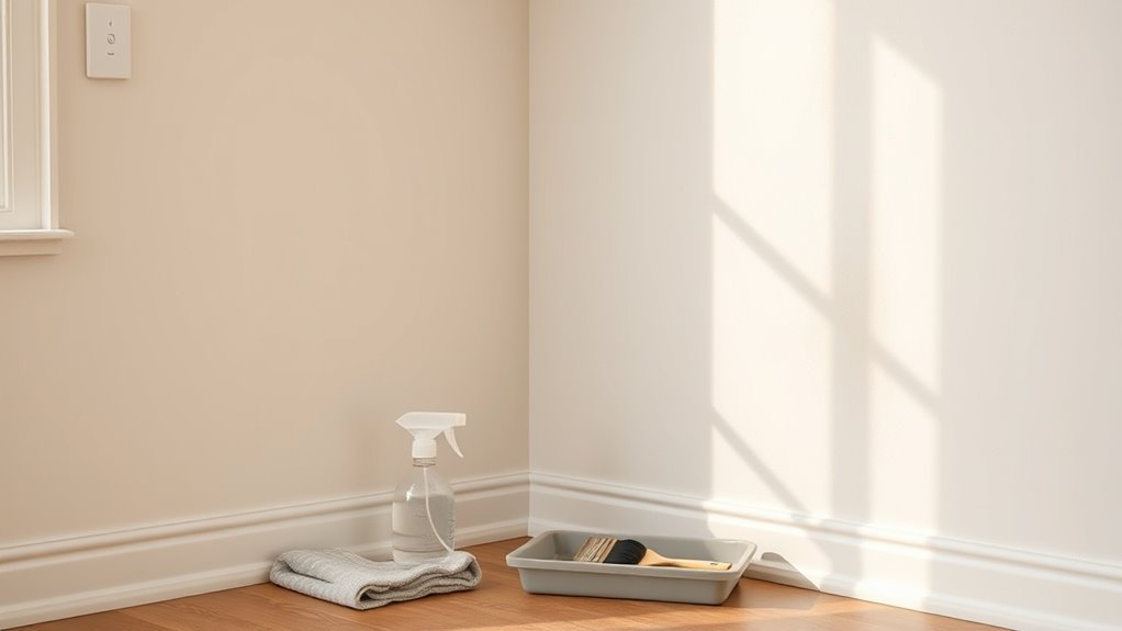 wash walls before painting