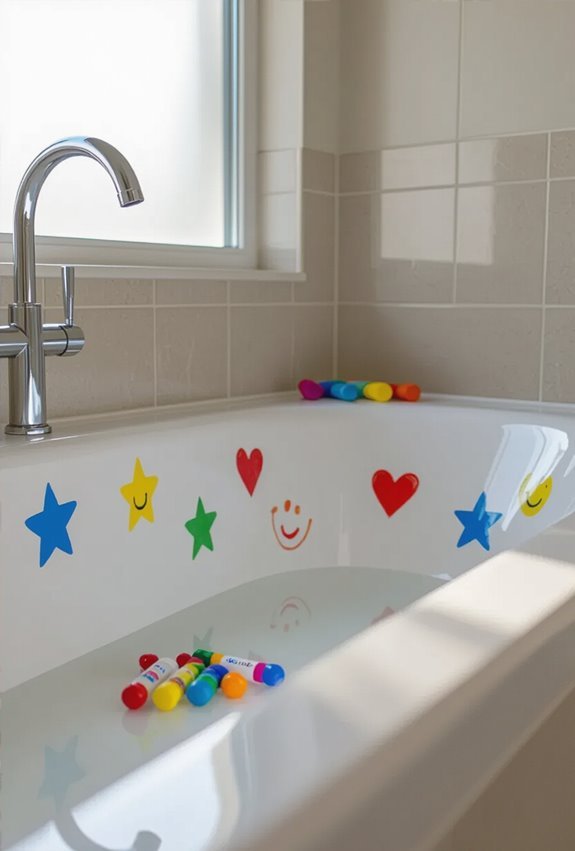 washable bathtub crayons fun