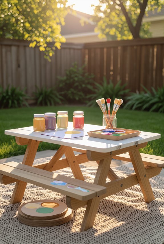 washable outdoor kids art