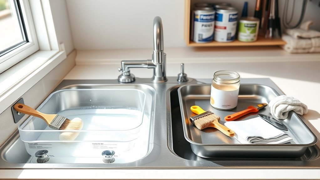 water based latex cleanup advantages