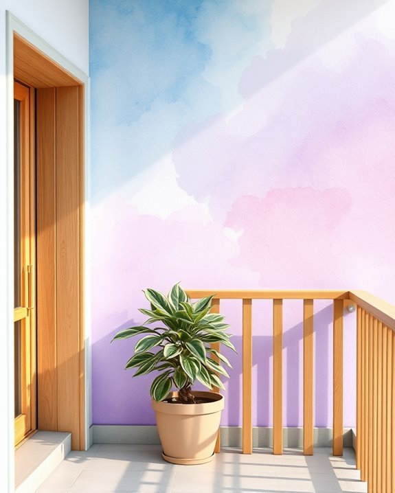 watercolor blending for tranquility