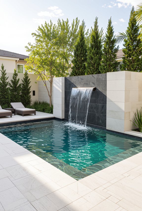 waterfall focal point retreat
