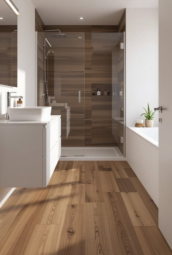 waterproof diy wood look vinyl