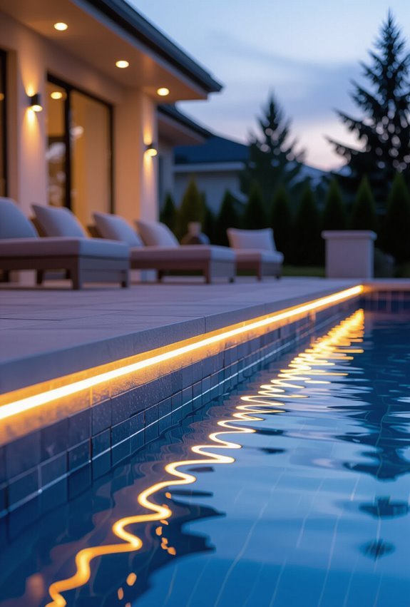 waterproof floating pool edge
