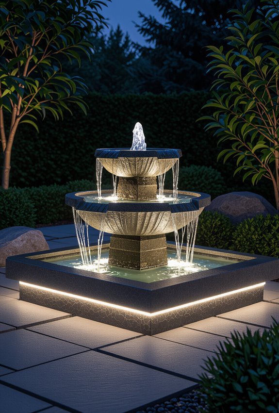 waterproof led fountain illumination