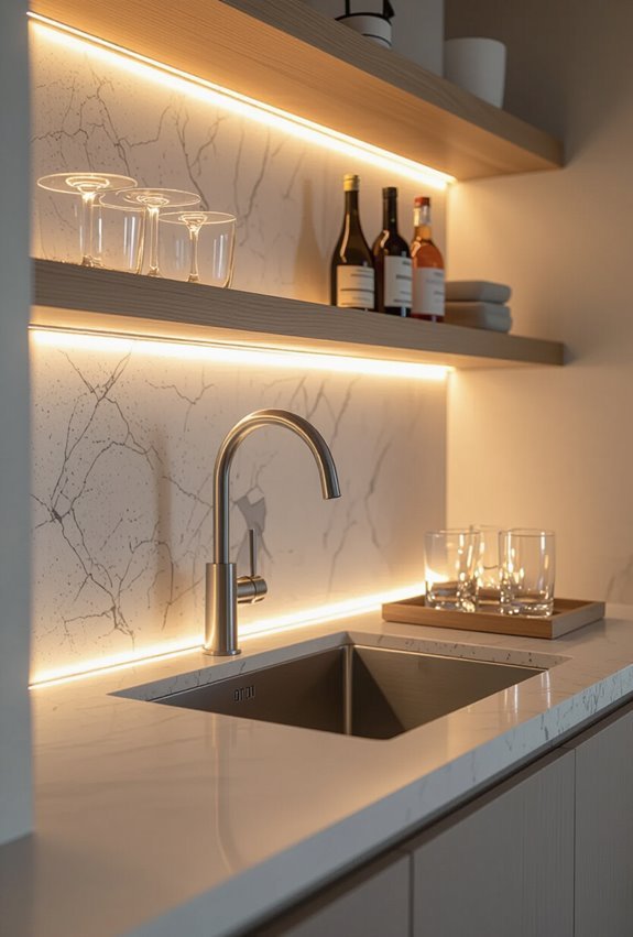 waterproof led lighting installation