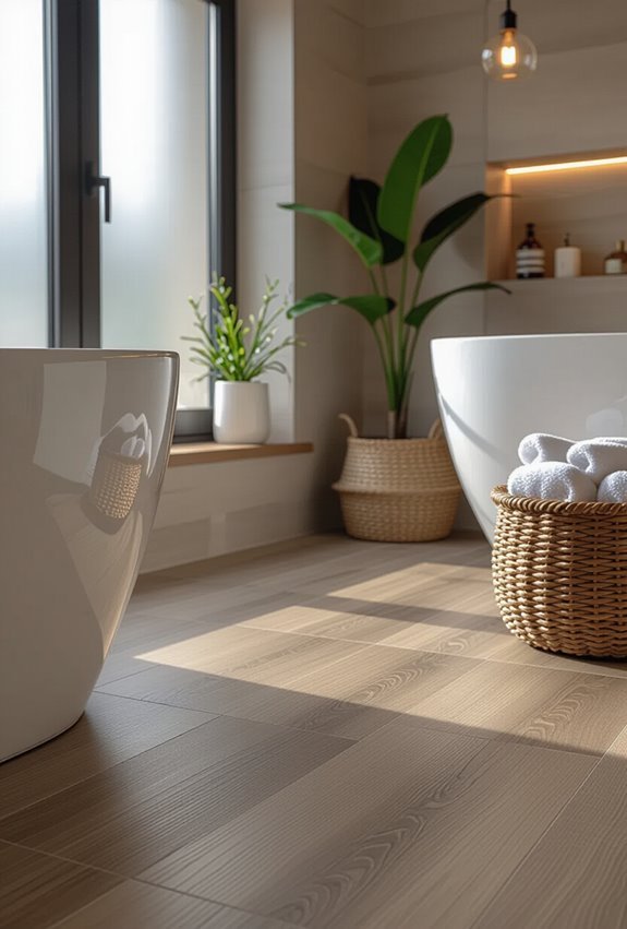 waterproof patterned luxury vinyl