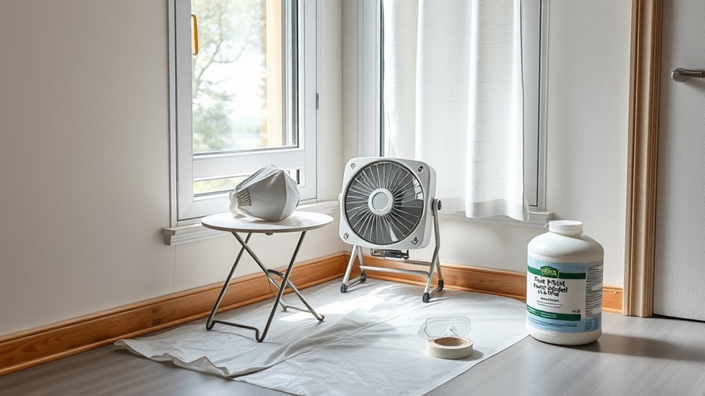 wear ppe and ventilate