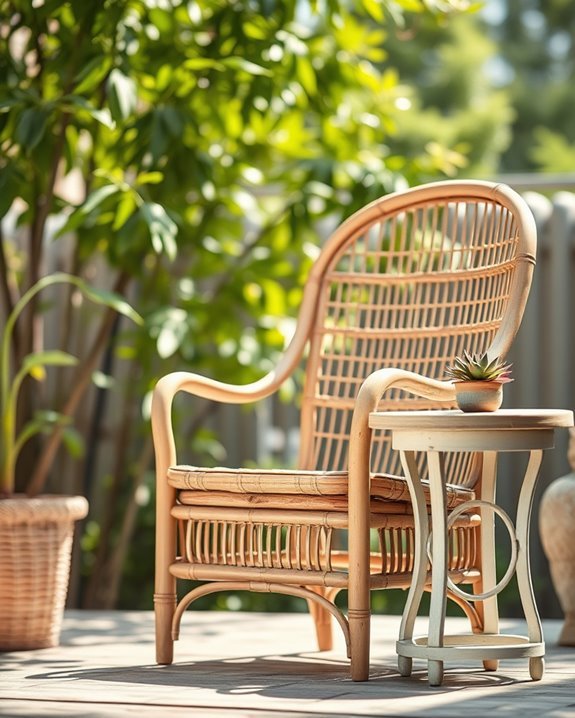 weather resistant bamboo furniture