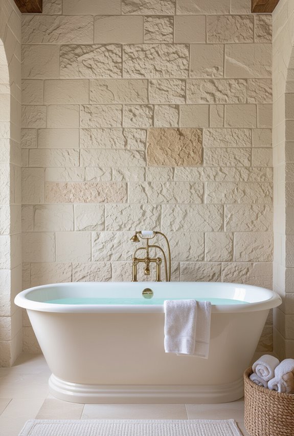 weathered masonry muted grout