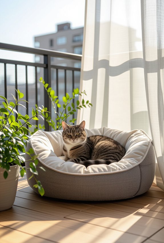 weatherproof cozy outdoor catbeds
