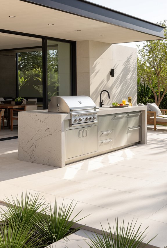 weatherproof modern materials selection