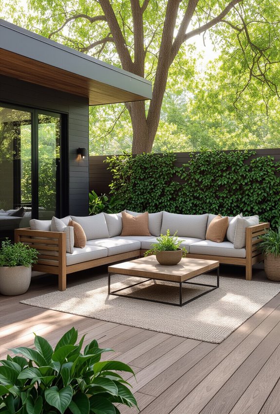 weatherproof modular conversational seating