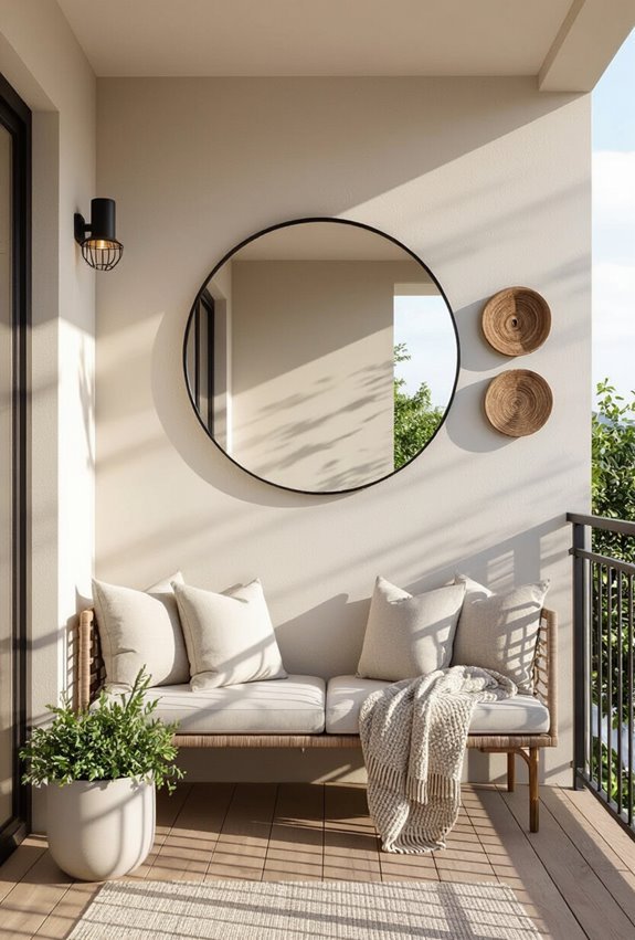 weatherproof reflective wall decor
