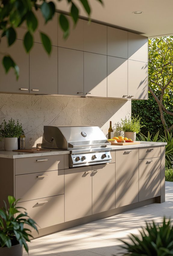 weatherproof stainless outdoor storage