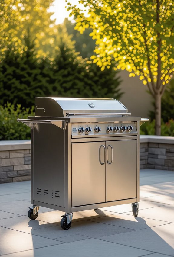 weatherproof stainless steel catering