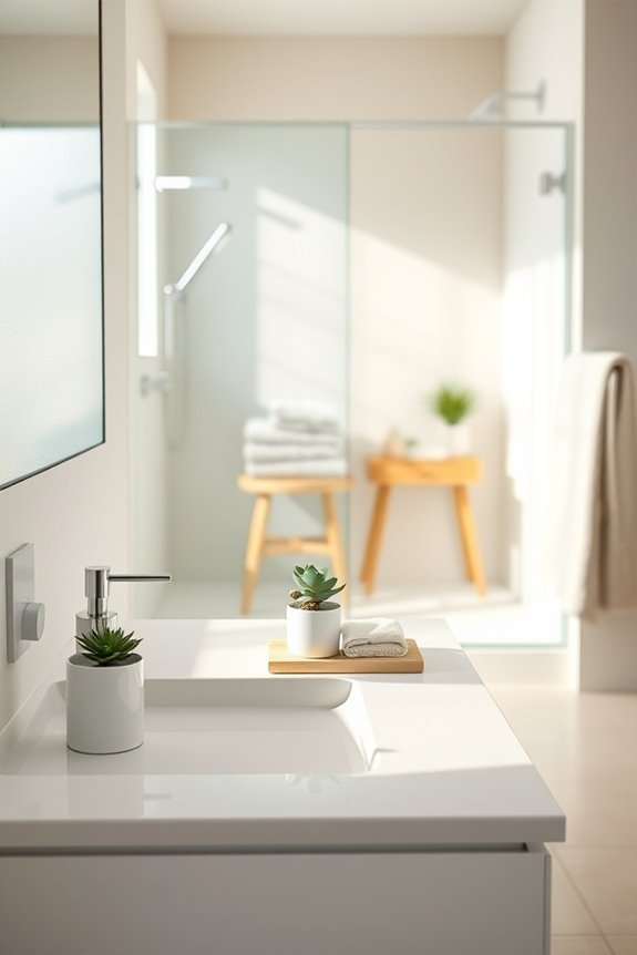 weekly bathroom clean out routine