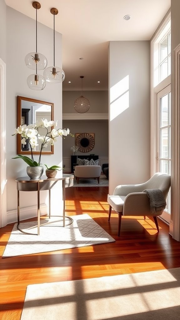 welcoming home entrance design