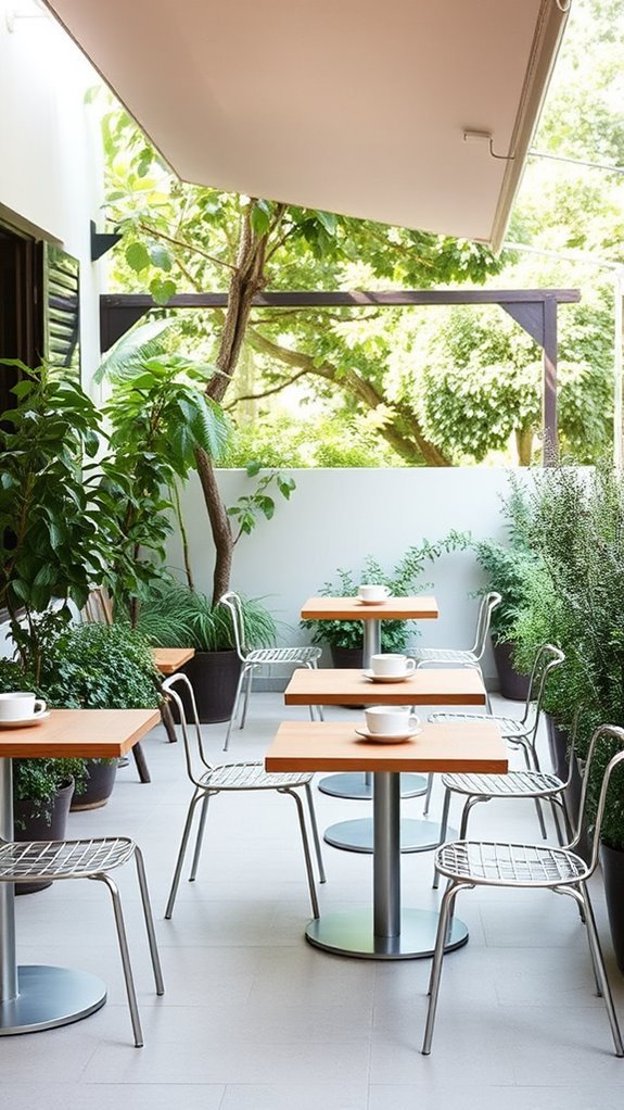 welcoming minimalist coffee shop