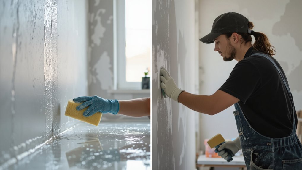 wet for smooth finishes