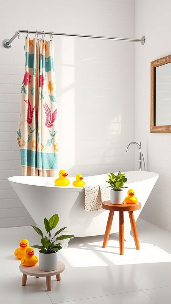 whimsical bathroom accessory choices