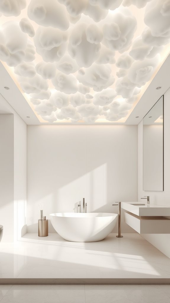 whimsical cloud ceiling designs