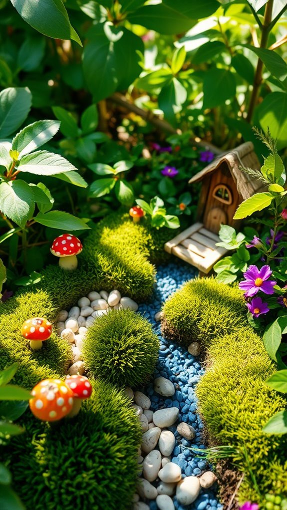 whimsical fairy garden creation