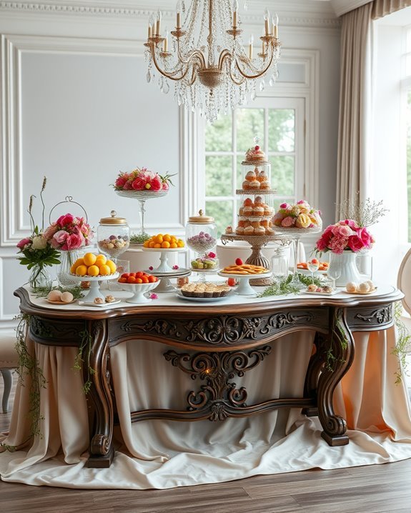 whimsical fairytale buffet experience