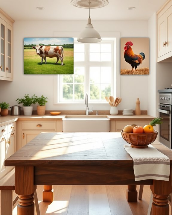 whimsical farm animal decor