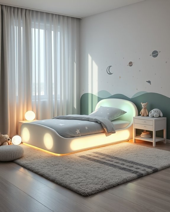 whimsical glow in the dark beds