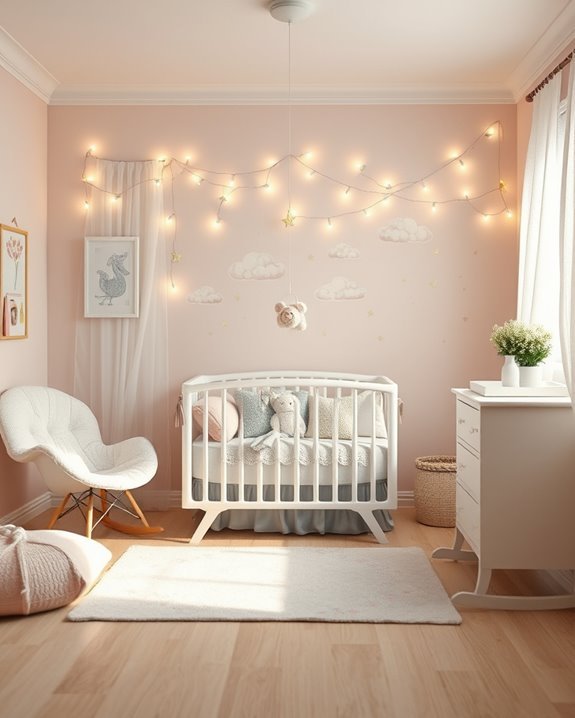 whimsical glowing bedroom atmosphere