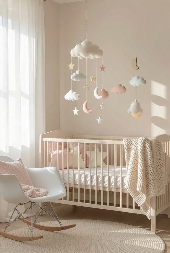 whimsical hanging nursery mobiles