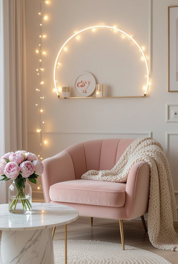 whimsical layered glowing accent lights