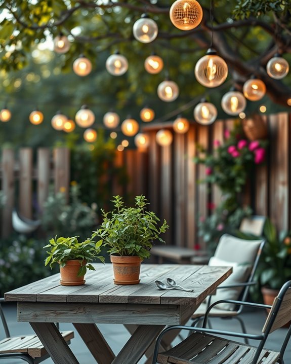 whimsical outdoor lighting charm