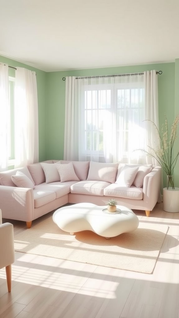 whimsical pastel colored paradise