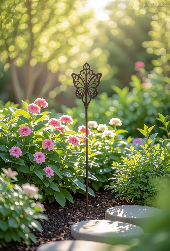 whimsical personalized garden stakes