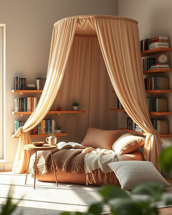 whimsical reading corner escape