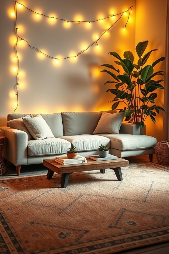 whimsical string light arrangements